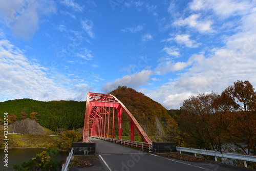 三重県の名張市にある青蓮寺湖の弁天橋 photo