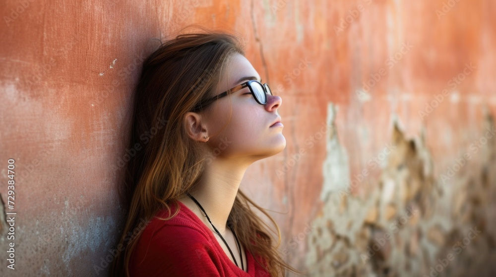 Thoughtful woman