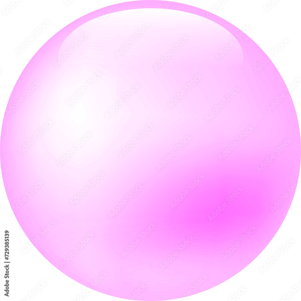 Fototapeta premium 유리질감의 구슬 일러스트 아이콘. 입체적인 구체 이미지