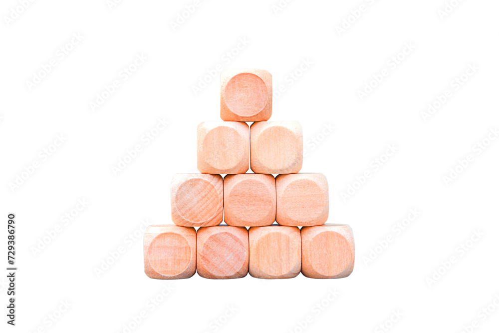 Wooden geometric shapes cube for conceptual design. Education, business, game. isolated on a white background.PNG Wooden geometric shapes cube for conceptual design. Education, business, game. isolated on a white background.PNG