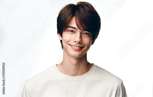 若い日本人男性の画像生成AI photo