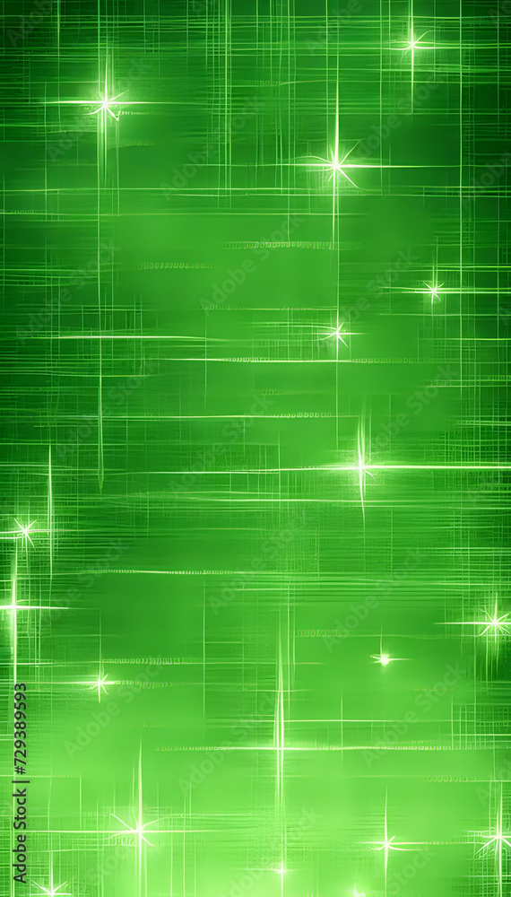 Green spark texture background illustration.  AI Generated