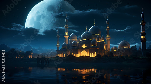 Ramadan background, celebrating Eid al-Fitr and Ramadhan © Derby