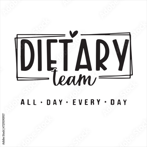 Quadro em tela dietary team all day every day background inspirational positive quotes, motivat