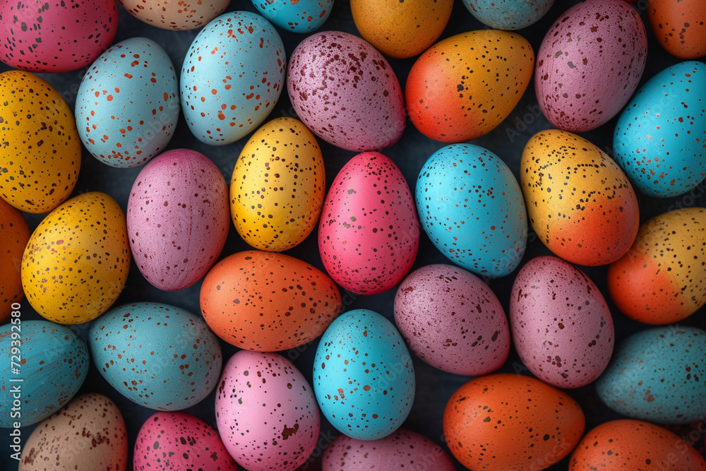 Colourful background of easter eggs collection, Easter concept Colourful background of easter eggs collection, Easter concept