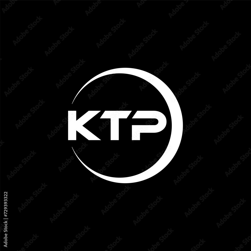KTP letter logo design with black background in illustrator, cube logo, vector logo, modern alphabet font overlap style. calligraphy designs for logo, Poster, Invitation, etc. KTP letter logo design with black background in illustrator, cube logo, vector logo, modern alphabet font overlap style. calligraphy designs for logo, Poster, Invitation, etc.