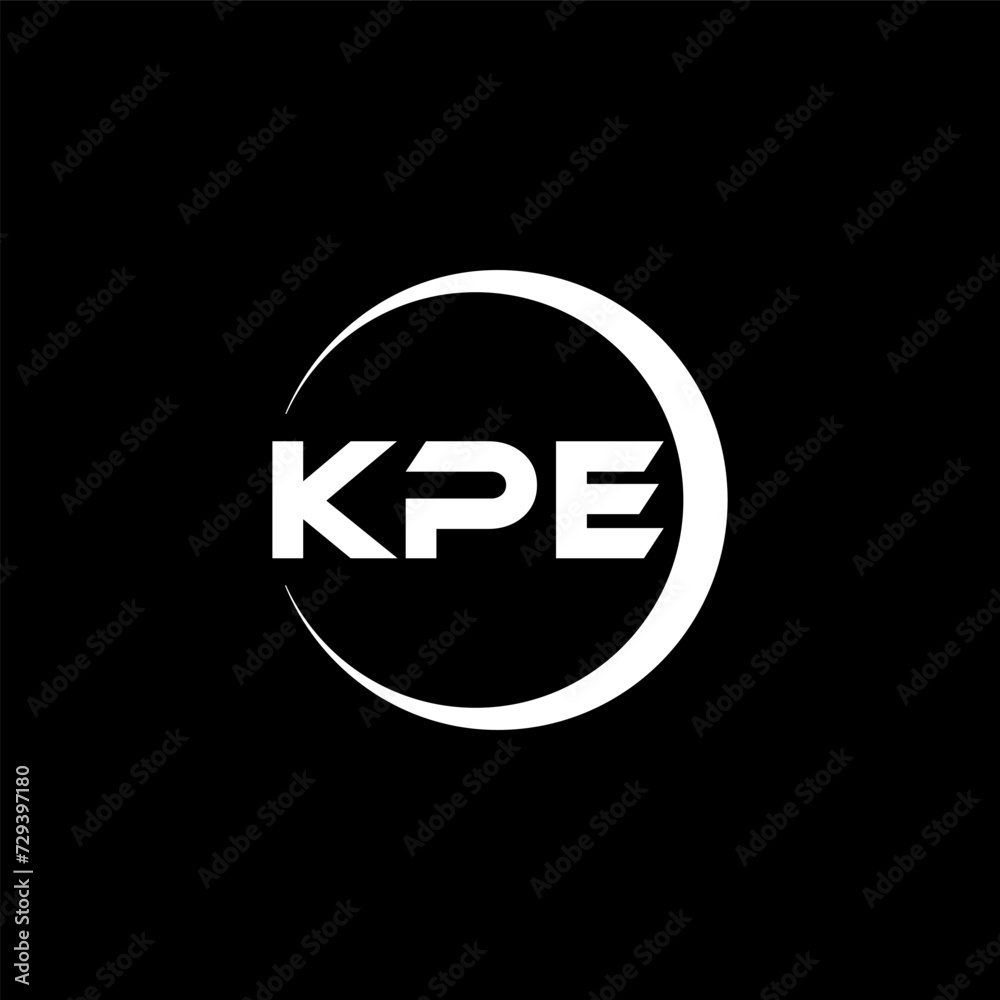 KPE letter logo design with black background in illustrator, cube logo, vector logo, modern alphabet font overlap style. calligraphy designs for logo, Poster, Invitation, etc. KPE letter logo design with black background in illustrator, cube logo, vector logo, modern alphabet font overlap style. calligraphy designs for logo, Poster, Invitation, etc.