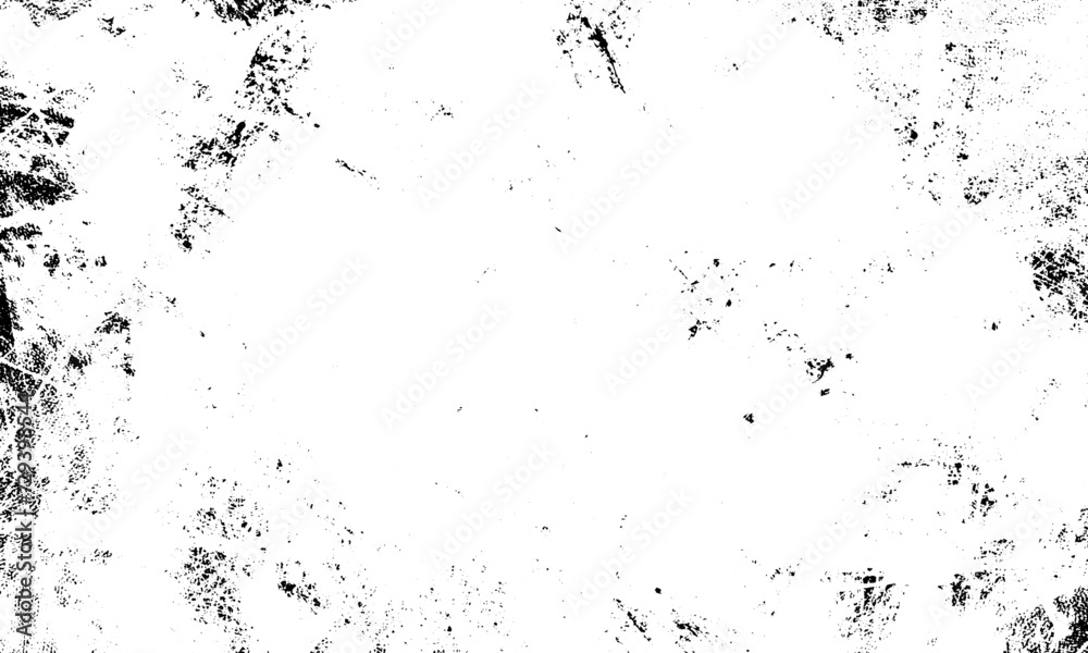 Overlay textures stamp with grunge effect. Old damage Dirty grainy and scratches. distressed black grain texture. Distress overlay vector textures.	