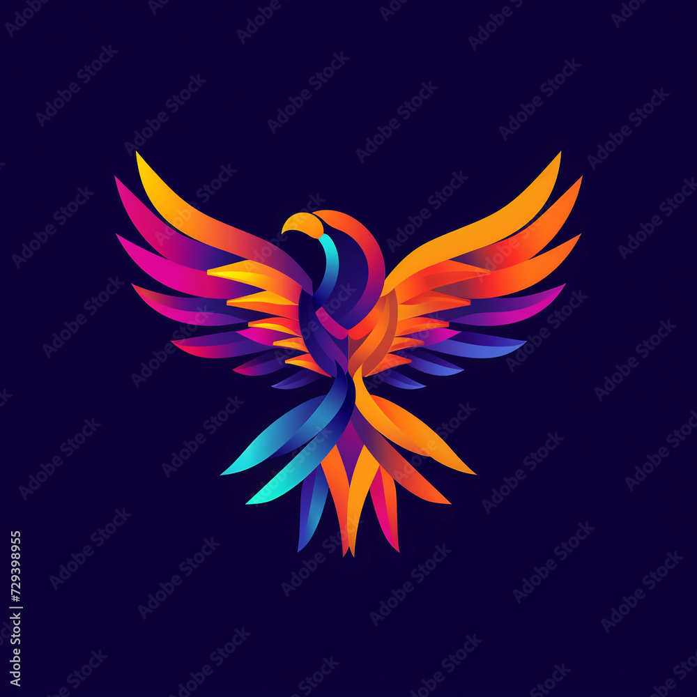eagle vector illustration for vibrant creative trendy brand logo or modern graphic design eagle vector illustration for vibrant creative trendy brand logo or modern graphic design