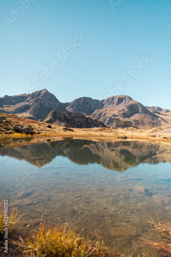 lake reflection in the mountain