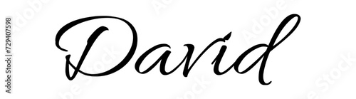 David - black color - name written - ideal for websites,, presentations, greetings, banners, cards, books, t-shirt, sweatshirt, prints, cricut, silhouette, sublimation
