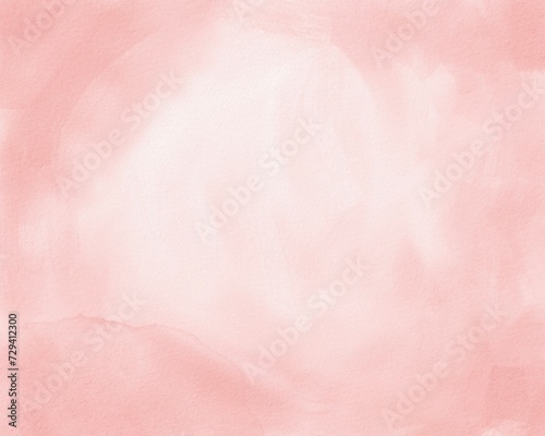 Peach cream abstract watercolor background. Blurred watercolour light texture. Pink nude gradient for cards, and cover designs. Hand drawn illustration for Valentines Day. Peach fuzz color pallet.  © Viktoriia