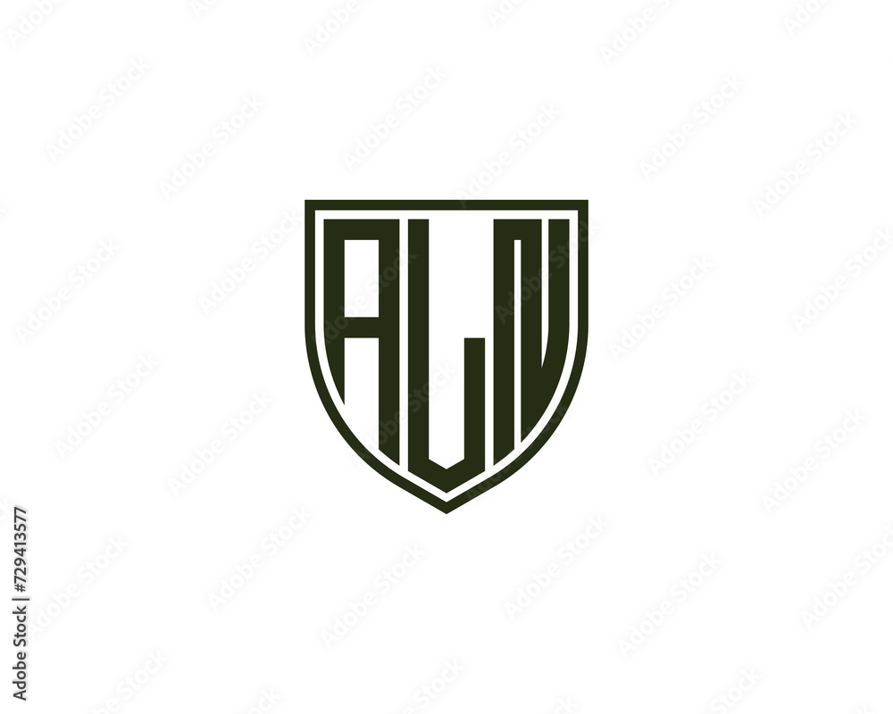 ALN Logo design vector template ALN Logo design vector template