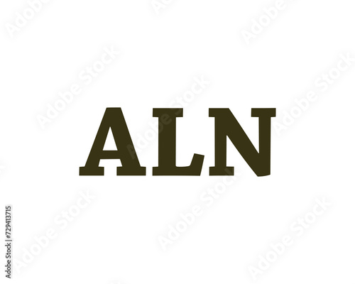 ALN Logo design vector template © xcoolee