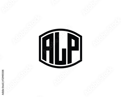 ALP Logo design vector template