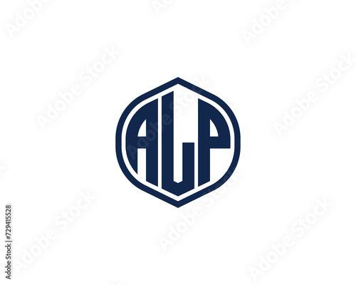 ALP Logo design vector template