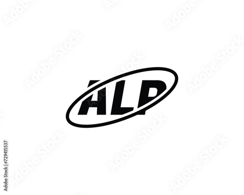 ALP Logo design vector template