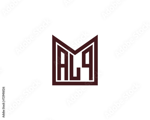 ALQ Logo design vector template