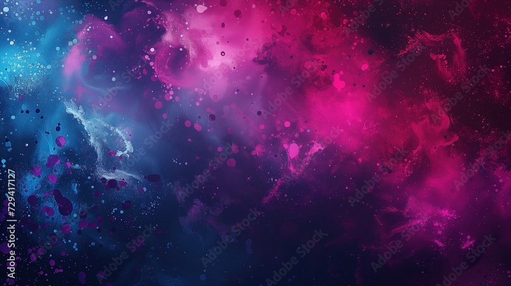 Fototapeta premium Purple and Blue Paint Splash Rough Wallpaper Texture