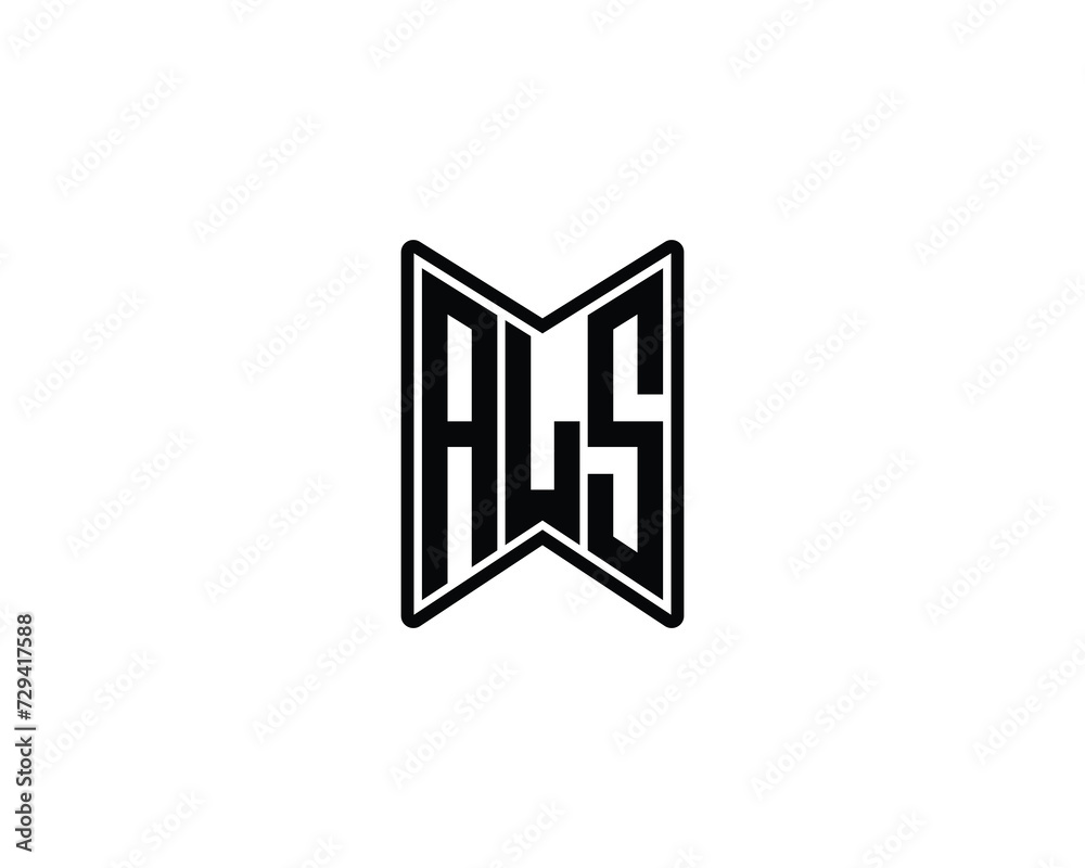 ALS Logo design vector template ALS Logo design vector template