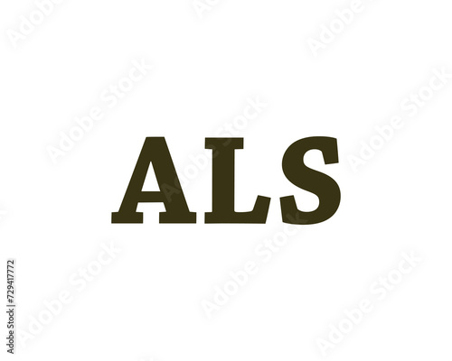 Free Download ALS Logo design vector template - GFXLoad