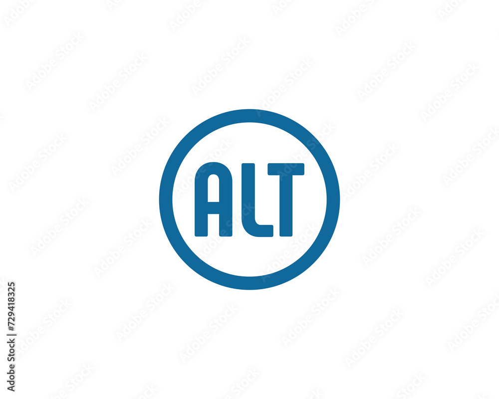 ALT Logo design vector template ALT Logo design vector template