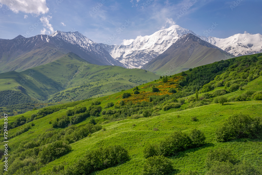 Beautiful mountain landscape, North Ossetia-Alania