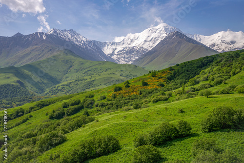 Beautiful mountain landscape, North Ossetia-Alania