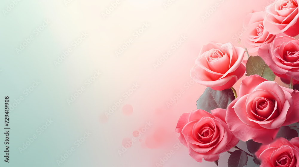 Women's Day, Valentine's Day, Mother's Day background concept, empty floral background with copy space Women's Day, Valentine's Day, Mother's Day background concept, empty floral background with copy space