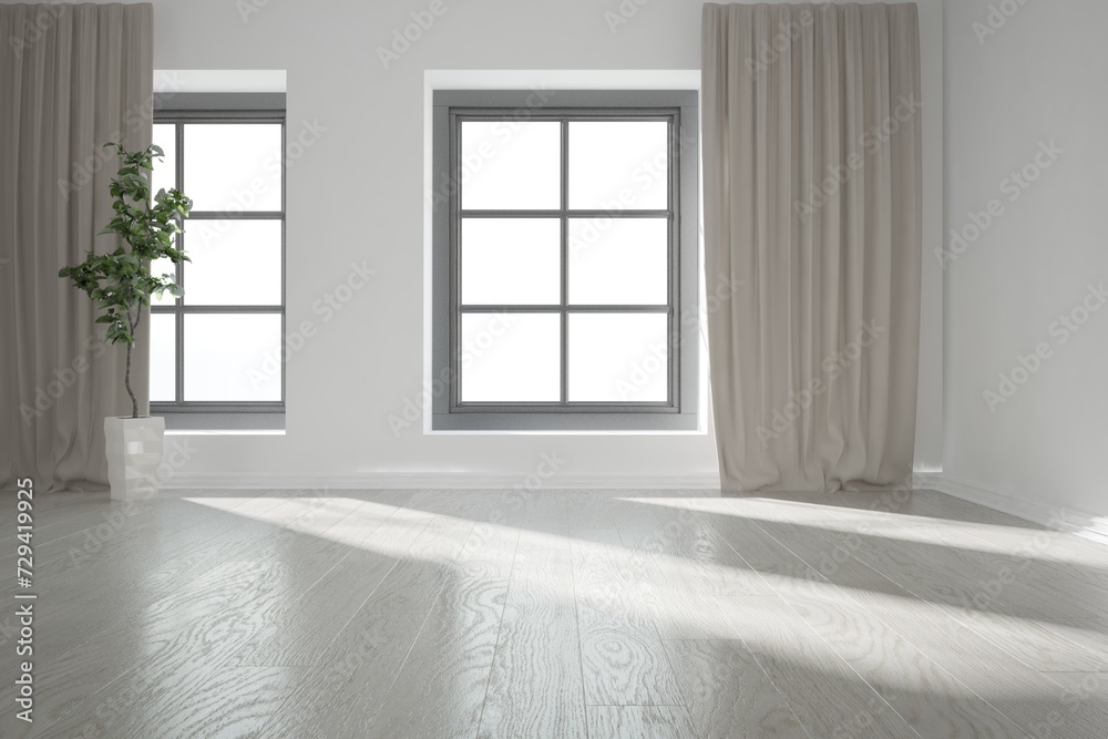 Fototapeta premium Modern interior design. 3D illustration