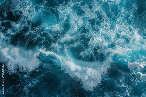 abstract, water, ocean wave, blue, aqua, backdrop, design, serene, textured, calming, fluid, marine, tranquil, sea, abstract art, peaceful, natural, ripple, flow, liquid, nature-inspired, soothing, co © Bijac