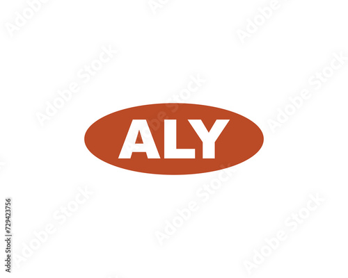 ALY Logo design vector template photo