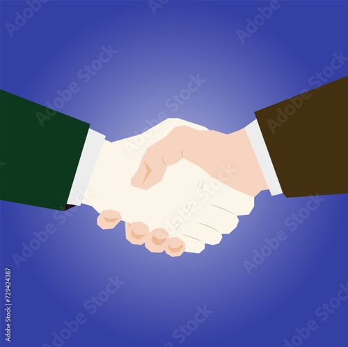 Business partners shaking hands. Conclusion of the contract. A man's deal.