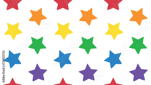 LGBTQ Seamless pattern  an Endless texture for a wallpaper or an web page background  texture. Colorful cute background with hearts    PRIDE    Stars   Rainbows     LOVE  or LGBTQ flag