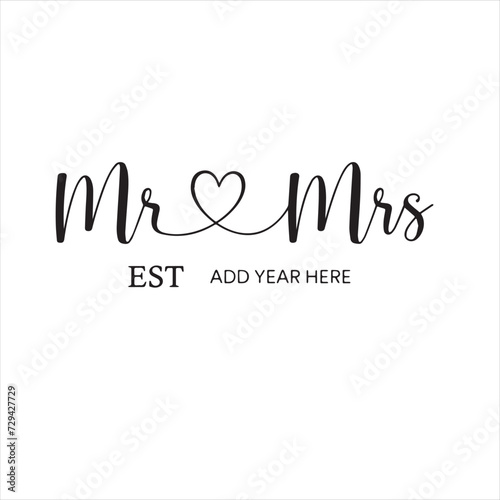 mr and mrs add year here background inspirational positive quotes, motivational, typography, lettering design