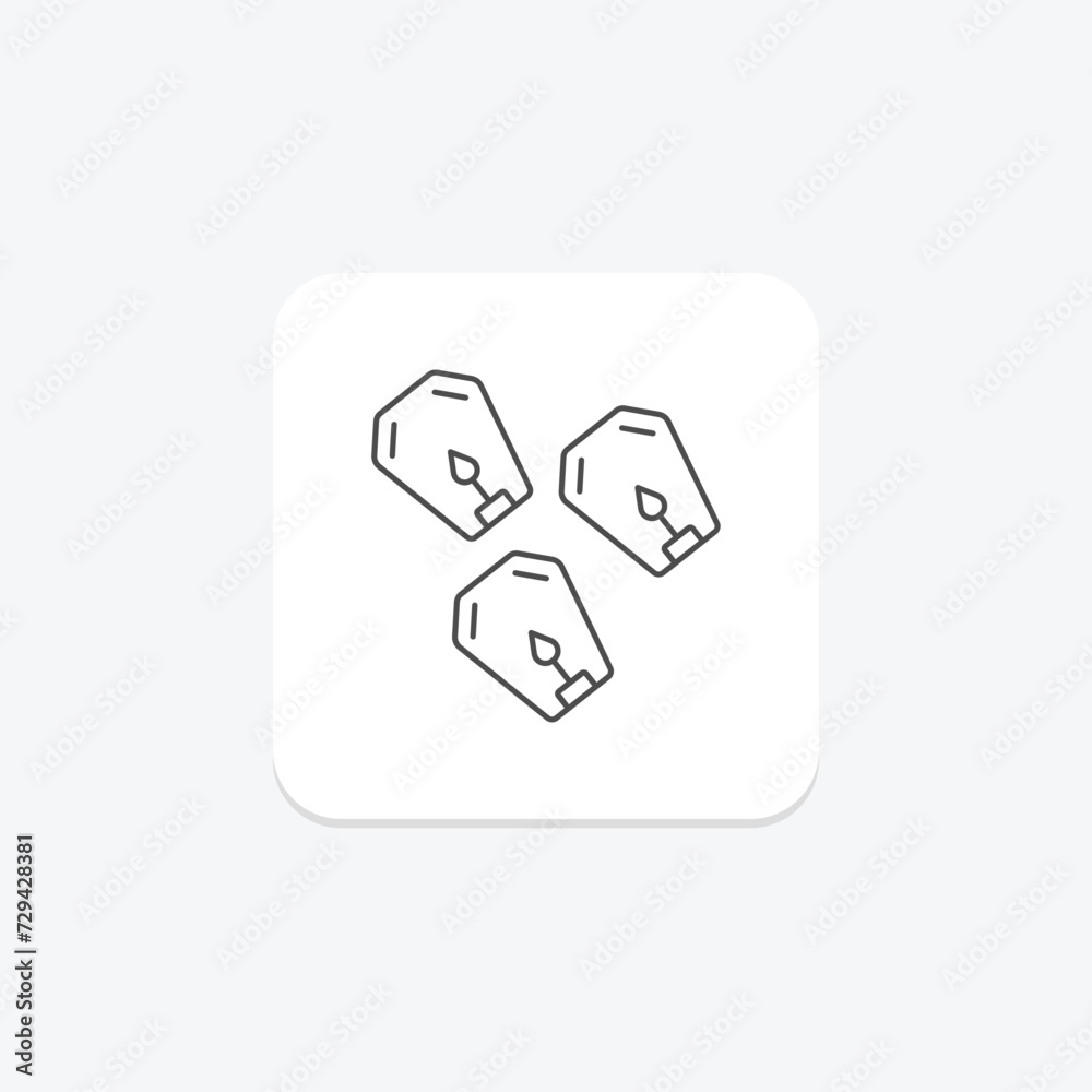 Floating Lanterns icon, lanterns, love, celebration, light thinline icon, editable vector icon, pixel perfect, illustrator ai file Floating Lanterns icon, lanterns, love, celebration, light thinline icon, editable vector icon, pixel perfect, illustrator ai file