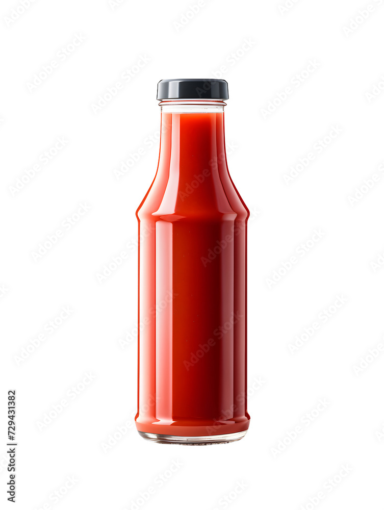Transparent red bottle of ketchup, mockup, isolated, transparent PNG Background Transparent red bottle of ketchup, mockup, isolated, transparent PNG Background