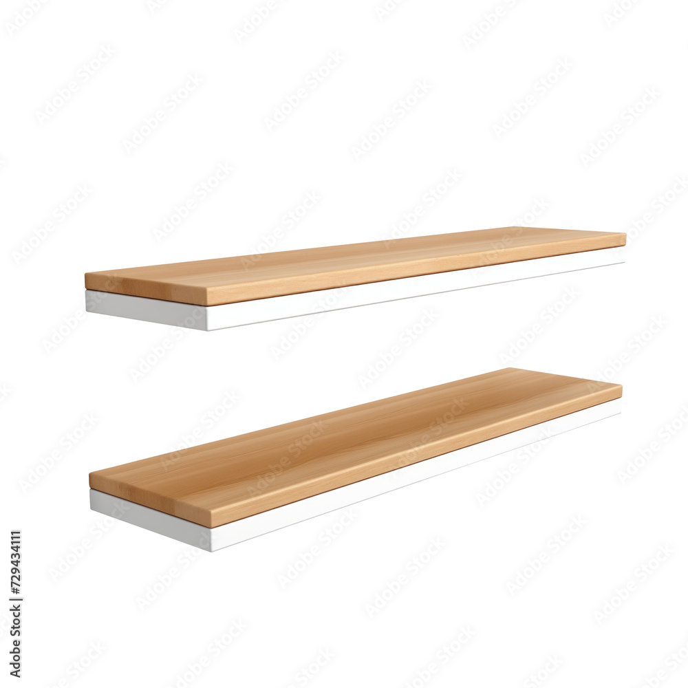Wall Mounted Entertainment Shelf. Scandinavian modern minimalist style. Transparent background, isolated image. Wall Mounted Entertainment Shelf. Scandinavian modern minimalist style. Transparent background, isolated image.