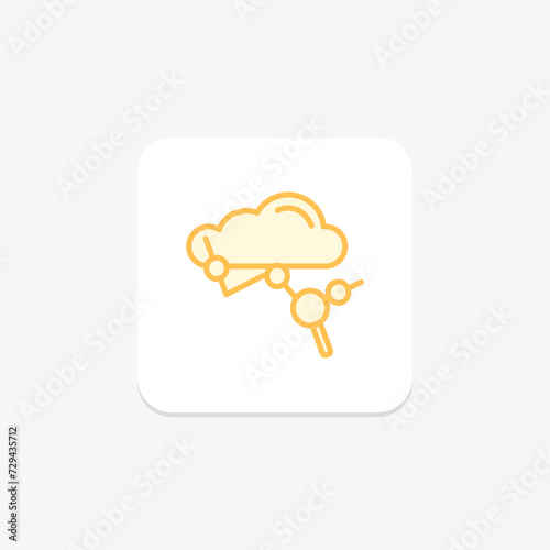 Weather Pattern Analysis icon, weather, pattern, analysis, icon duotone line icon, editable vector icon, pixel perfect, illustrator ai file