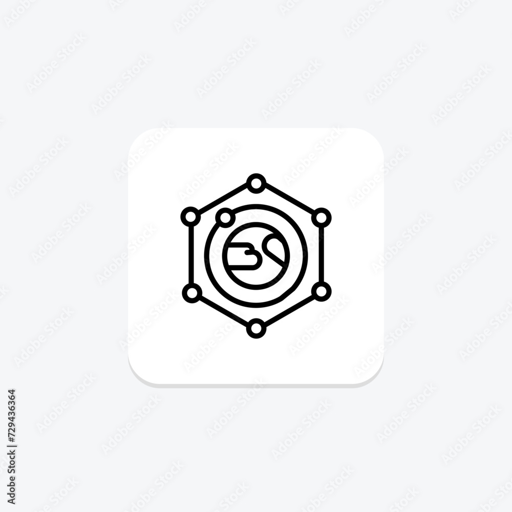 Ecosystem icon, eco, system, habitat, community line icon, editable vector icon, pixel perfect, illustrator ai file