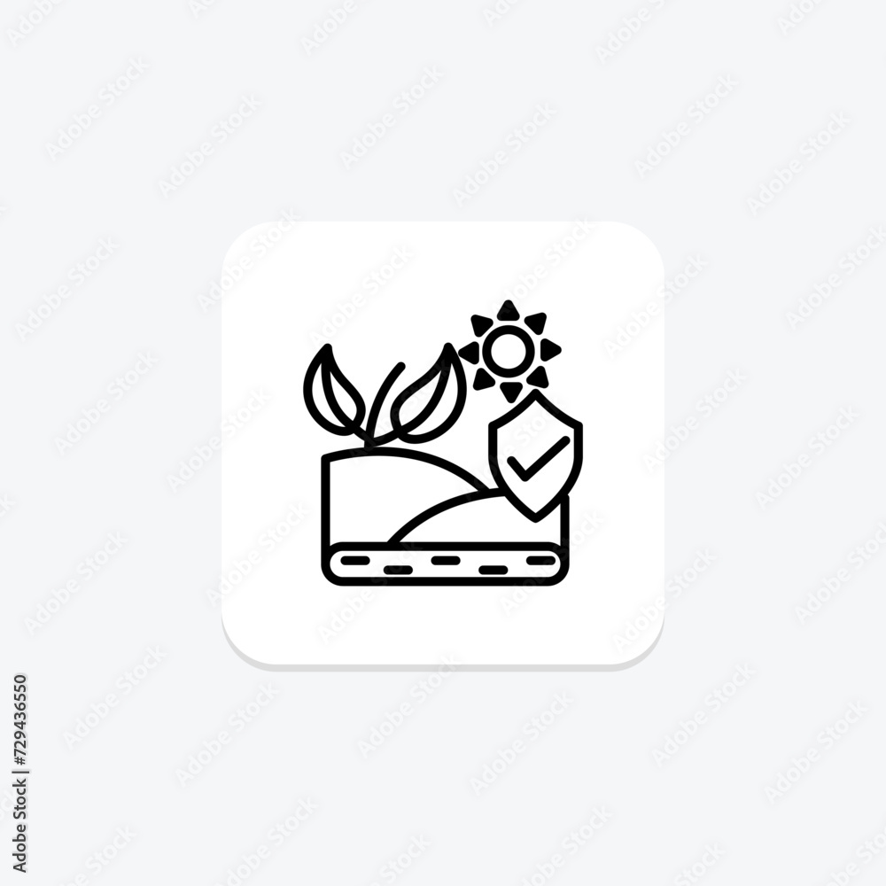 Protecting Nature icon, protecting, nature, preservation, conservation line icon, editable vector icon, pixel perfect, illustrator ai file Protecting Nature icon, protecting, nature, preservation, conservation line icon, editable vector icon, pixel perfect, illustrator ai file
