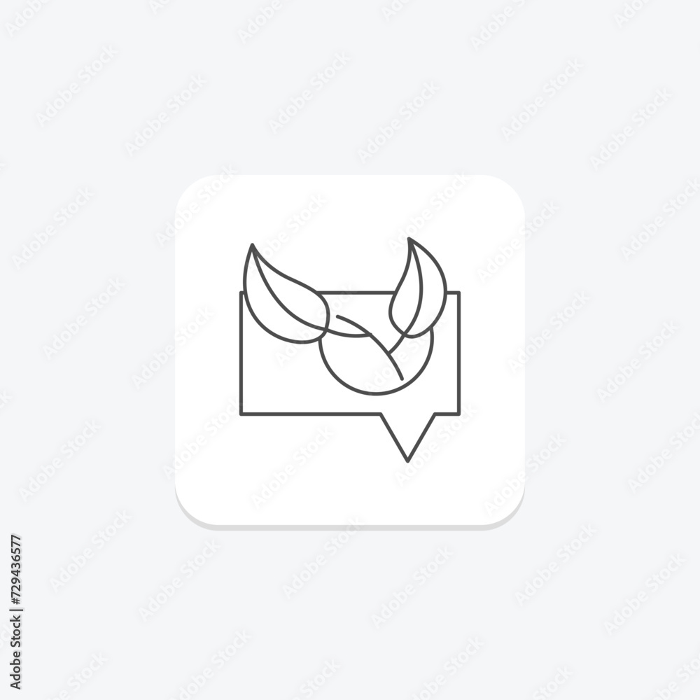Nature Conservation icon, conservation, nature, preservation, environment thinline icon, editable vector icon, pixel perfect, illustrator ai file Nature Conservation icon, conservation, nature, preservation, environment thinline icon, editable vector icon, pixel perfect, illustrator ai file
