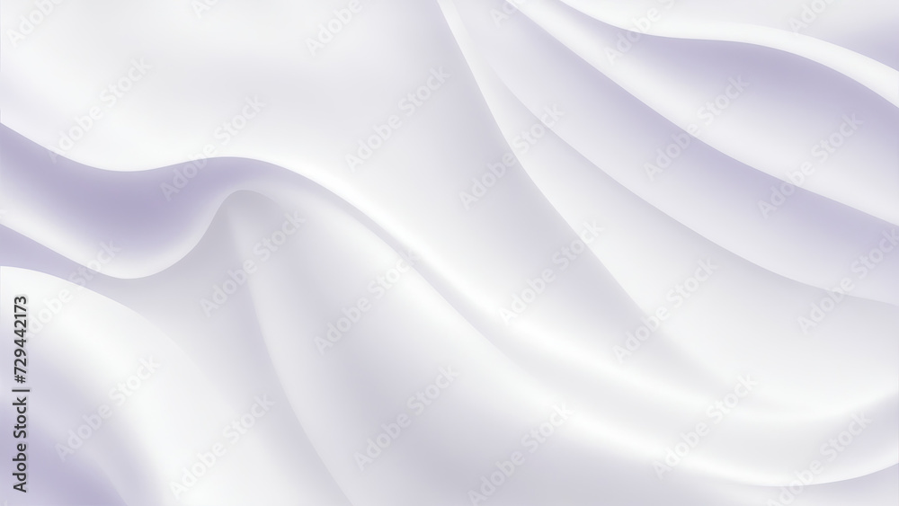 White Soft pastel shiny satin silk swirl wave background White Soft pastel shiny satin silk swirl wave background