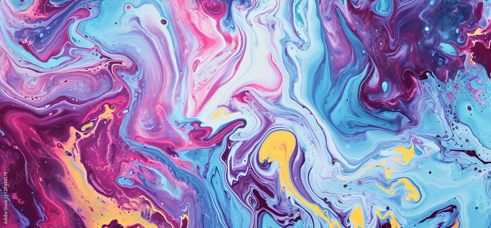 Fluid art abstract background, acrylic painting