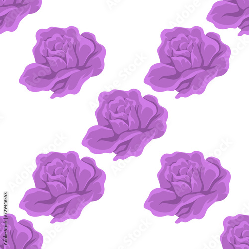 Flower pattern vector illustration. The flowery design evoked sense delicacy and femininity The flowered wallpaper created soothing and inviting atmosphere The flowering plants in garden created