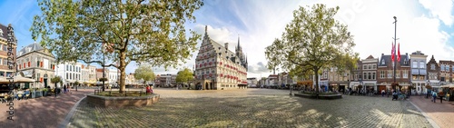 Obraz na plátně Altstadt, Gouda, Deutschland