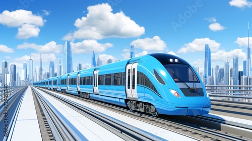 Modern Dubai Metro Station Interior