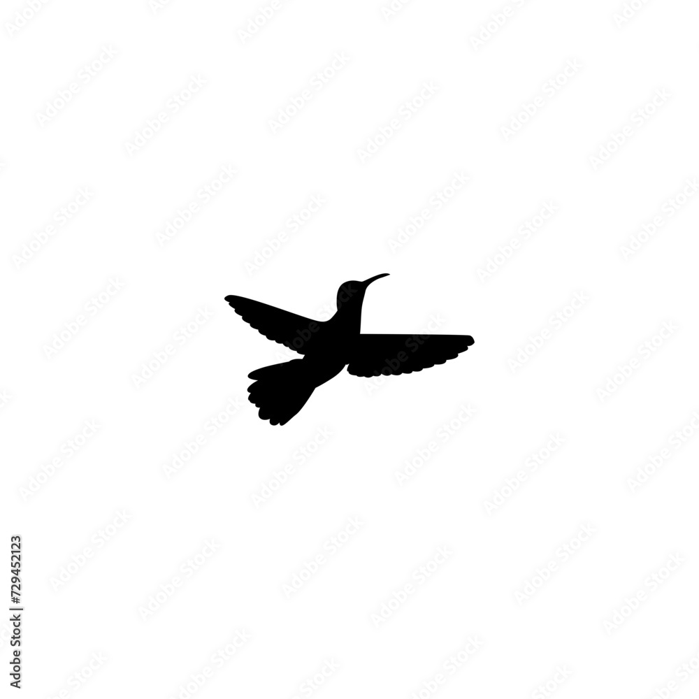 Flat vector hummingbird icon symbol. graphic design elements. Vector illustration. Hummingbird vector icon on white background. Flying hummingbird icon silhouette art illustration. You can use the we Flat vector hummingbird icon symbol. graphic design elements. Vector illustration. Hummingbird vector icon on white background. Flying hummingbird icon silhouette art illustration. You can use the we