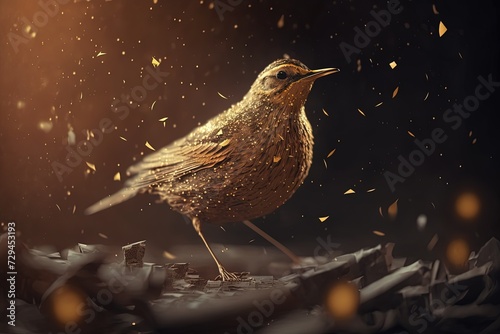 Birds with Nocturnal Elegance Generative AI