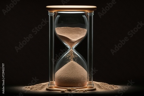 Time Running Through Hourglass Generative AI